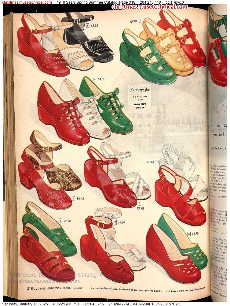 1948 Sears Spring Summer Catalog, Page 318