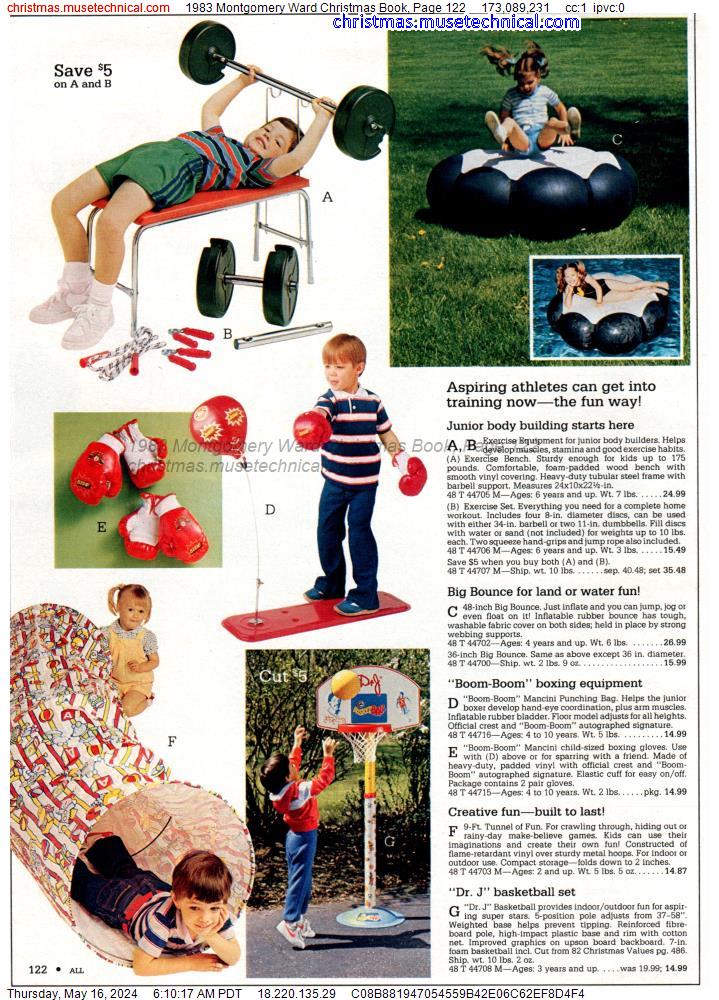 1983 Montgomery Ward Christmas Book, Page 122