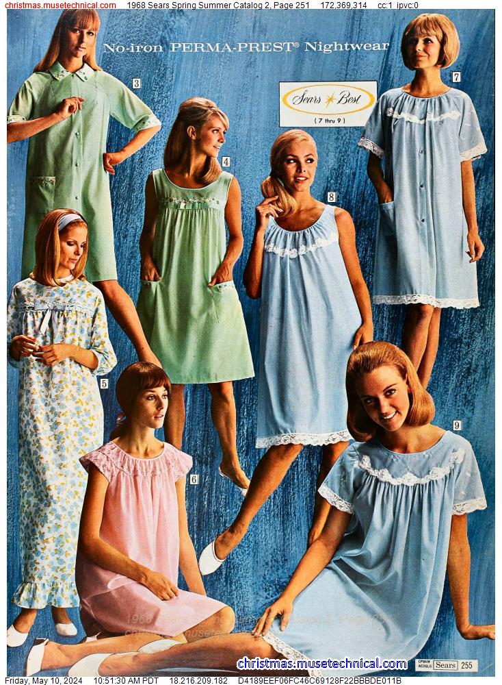 1968 Sears Spring Summer Catalog 2, Page 251 - Catalogs & Wishbooks