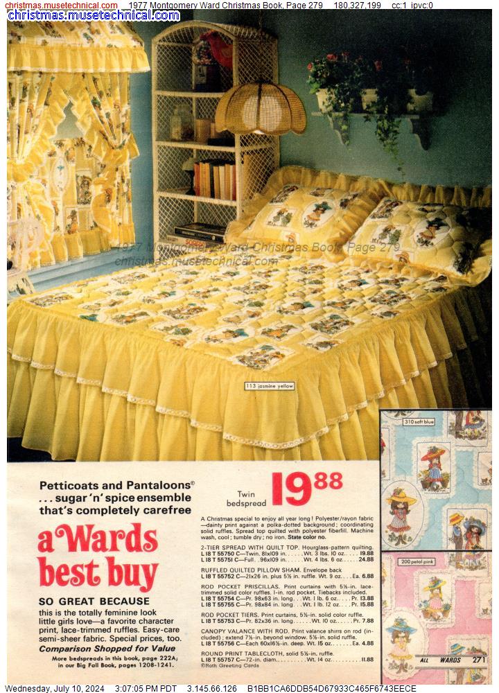 1977 Montgomery Ward Christmas Book, Page 279