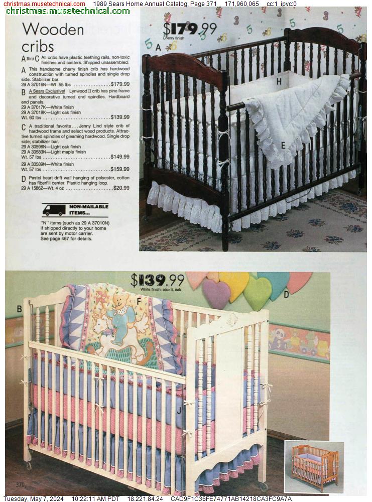 1989 Sears Home Annual Catalog, Page 371