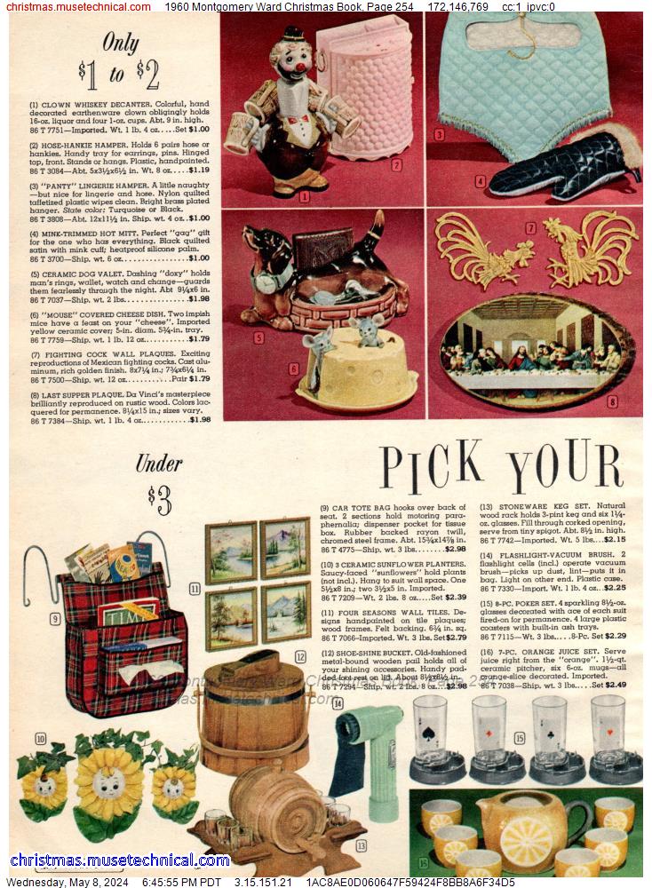 1960 Montgomery Ward Christmas Book, Page 254