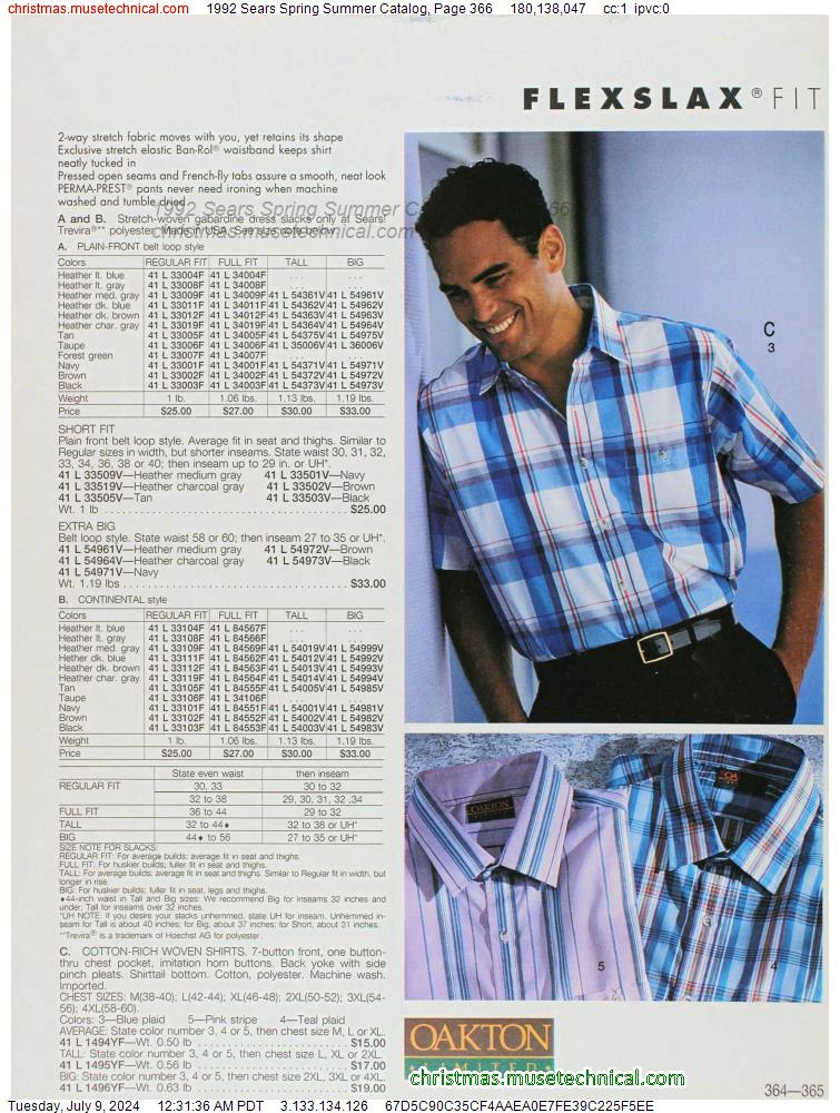 1992 Sears Spring Summer Catalog, Page 366