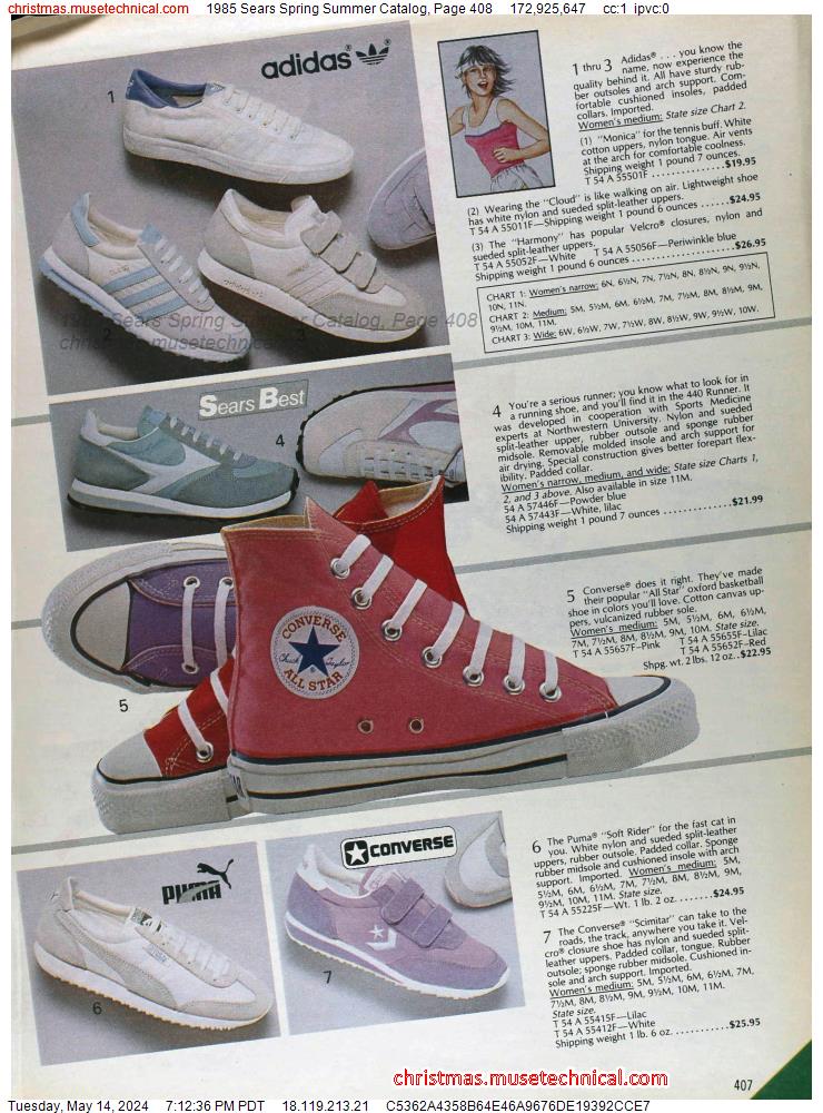 1985 Sears Spring Summer Catalog, Page 408