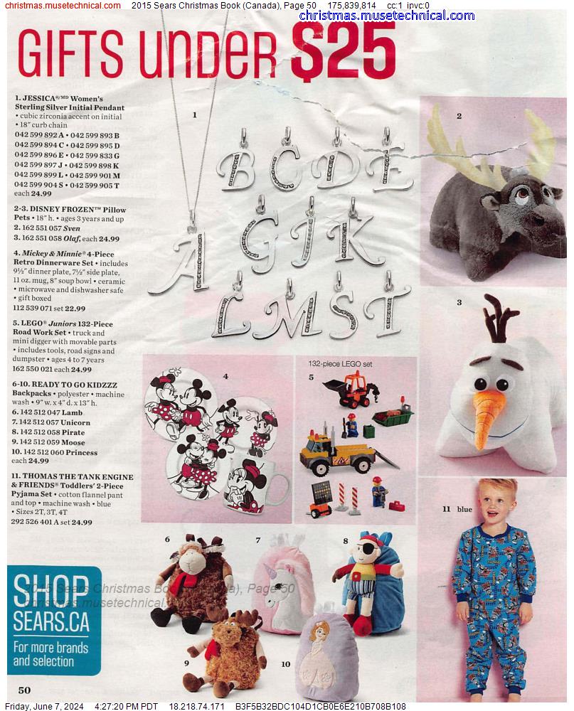 2015 Sears Christmas Book (Canada), Page 50