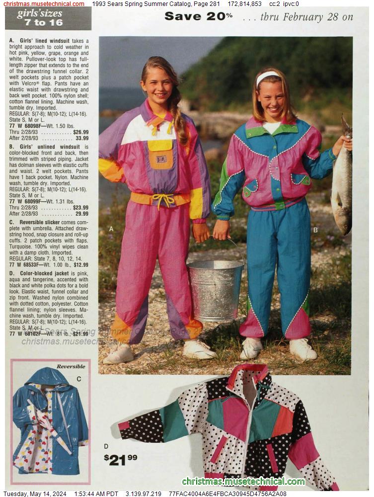 1993 Sears Spring Summer Catalog, Page 281