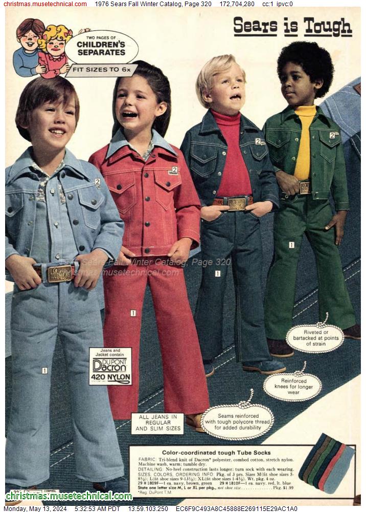 1976 Sears Fall Winter Catalog, Page 320