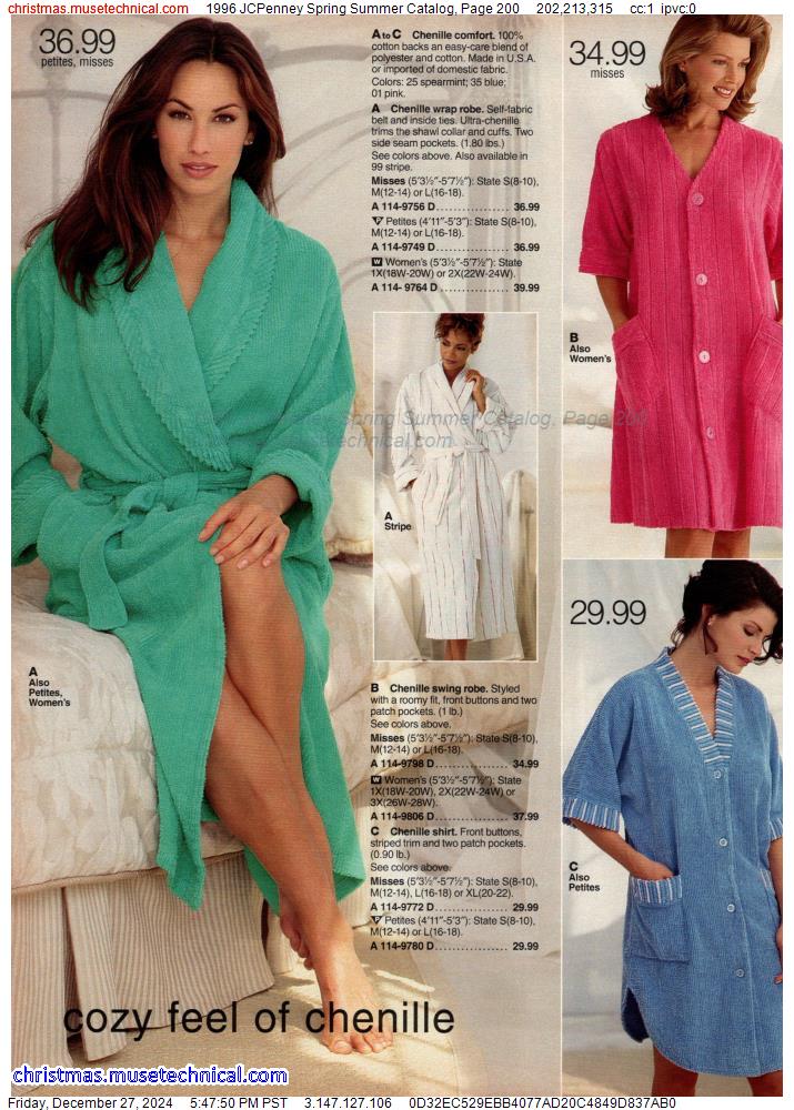 1996 JCPenney Spring Summer Catalog, Page 200