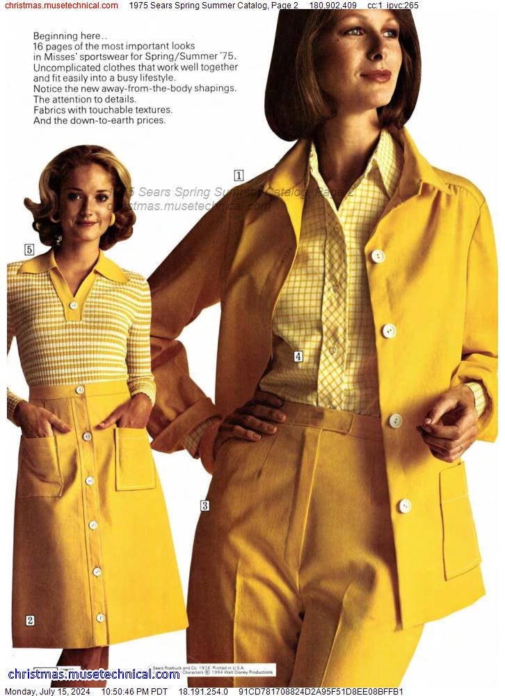 1975 Sears Spring Summer Catalog, Page 2