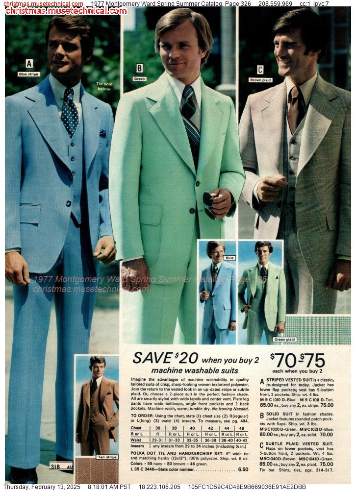 1977 Montgomery Ward Spring Summer Catalog, Page 326