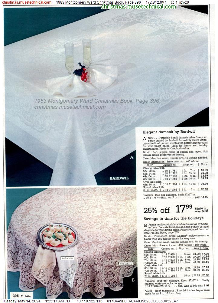 1983 Montgomery Ward Christmas Book, Page 396