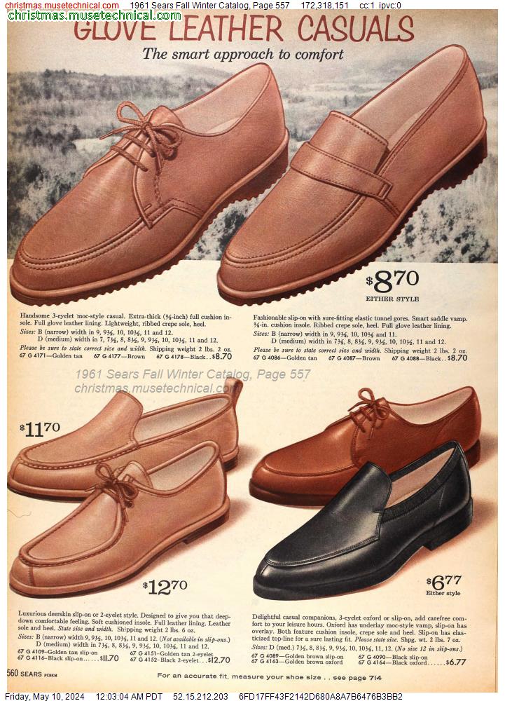 1961 Sears Fall Winter Catalog, Page 557
