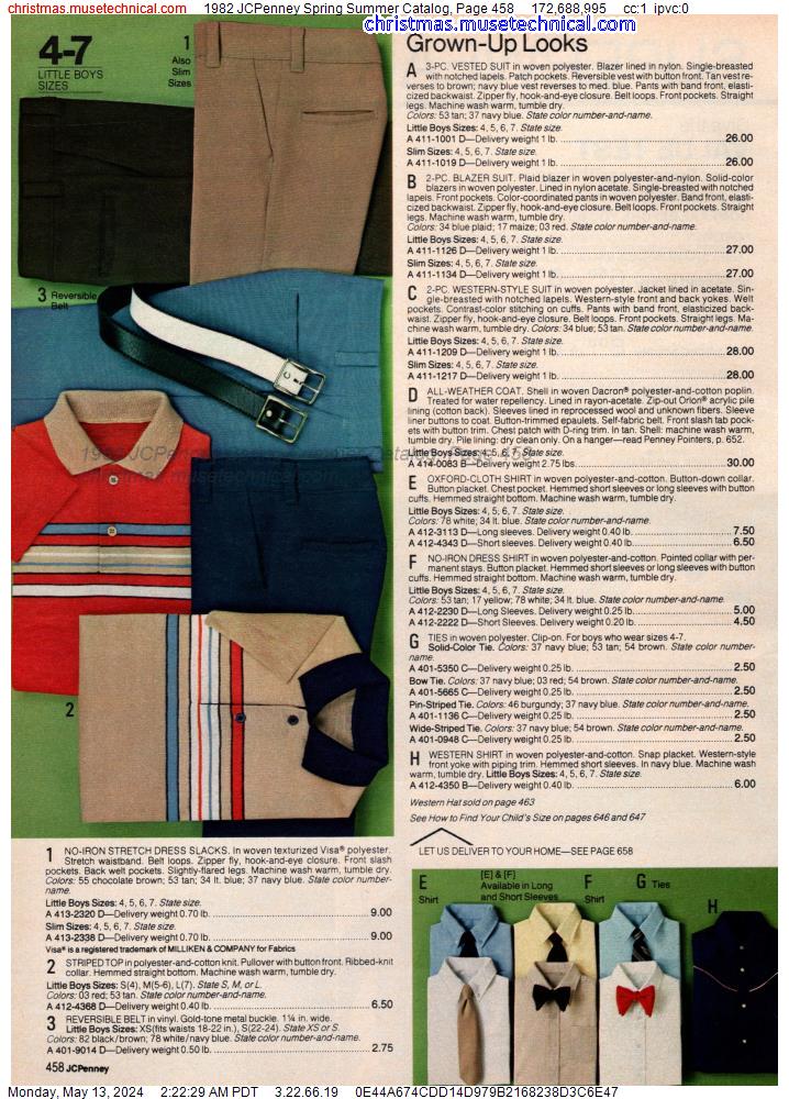 1982 JCPenney Spring Summer Catalog, Page 458