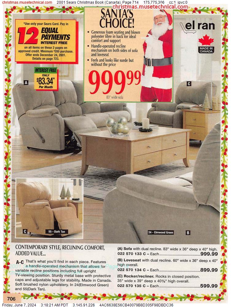 2001 Sears Christmas Book (Canada), Page 714
