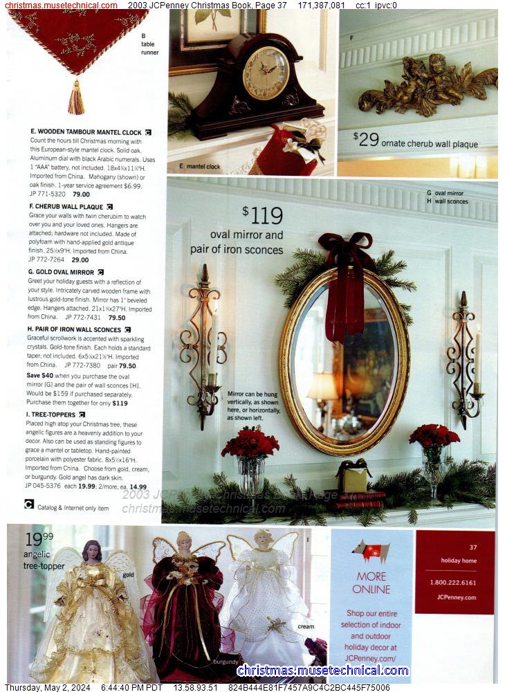 2003 JCPenney Christmas Book, Page 37