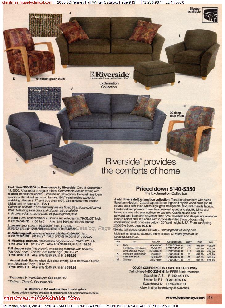 2000 JCPenney Fall Winter Catalog, Page 913