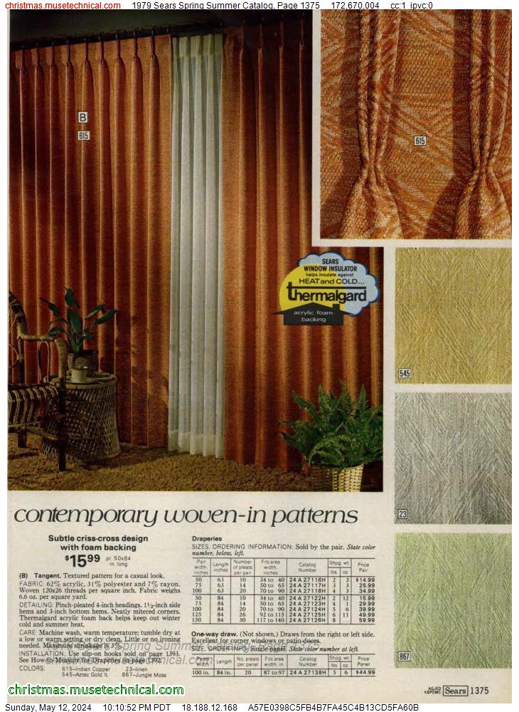 1979 Sears Spring Summer Catalog, Page 1375