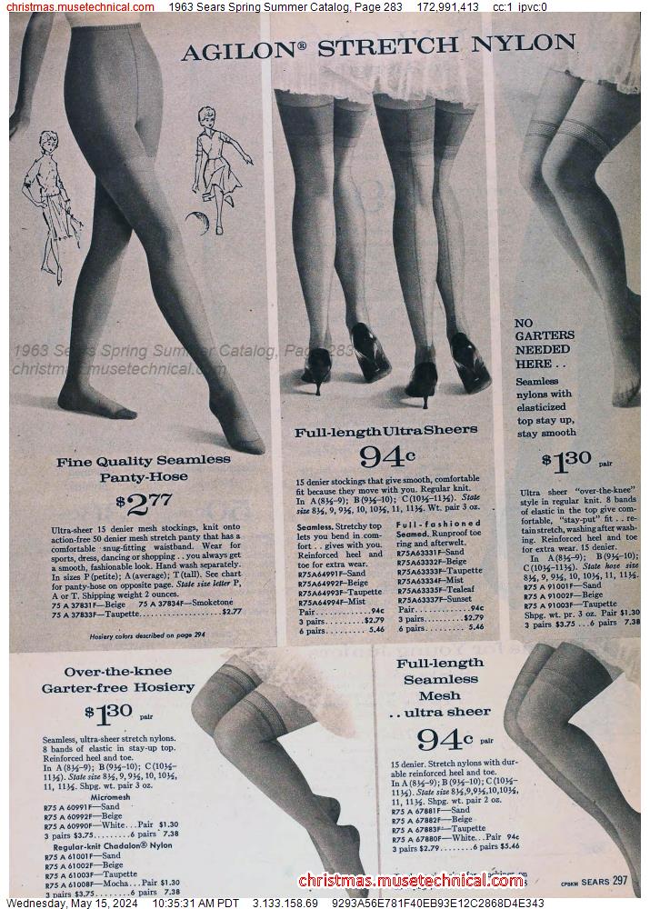 1963 Sears Spring Summer Catalog, Page 283