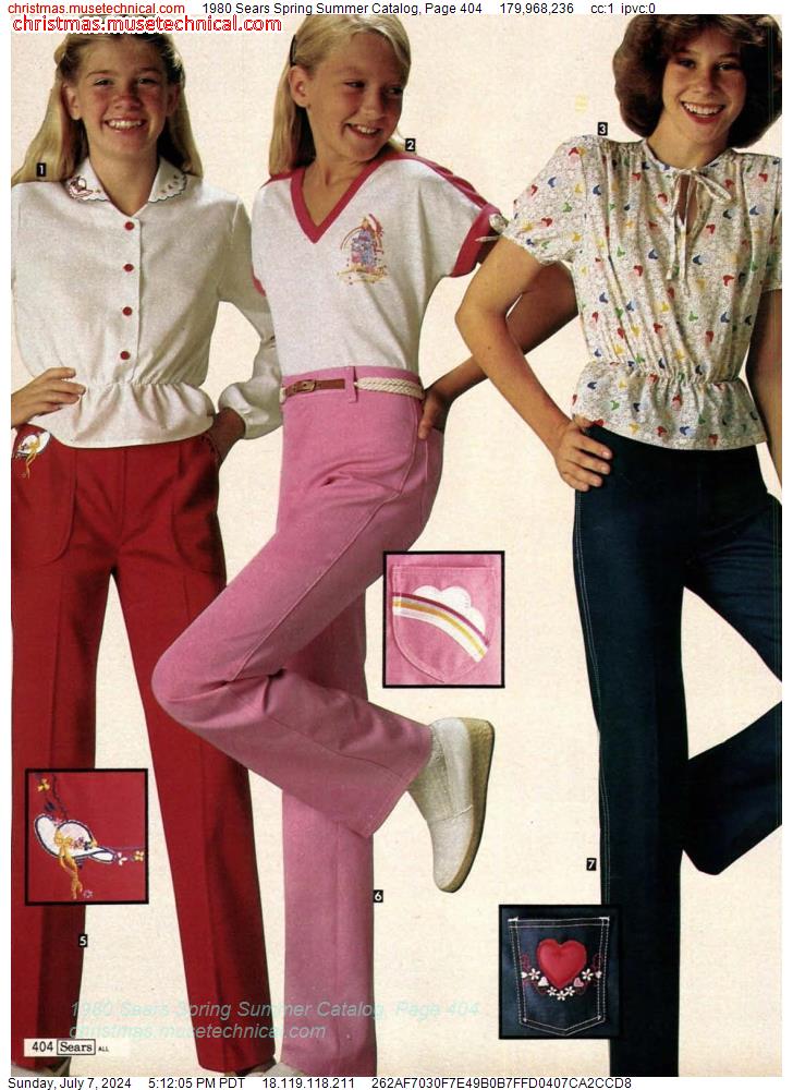 1980 Sears Spring Summer Catalog, Page 404