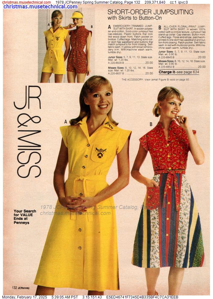 1978 JCPenney Spring Summer Catalog, Page 132