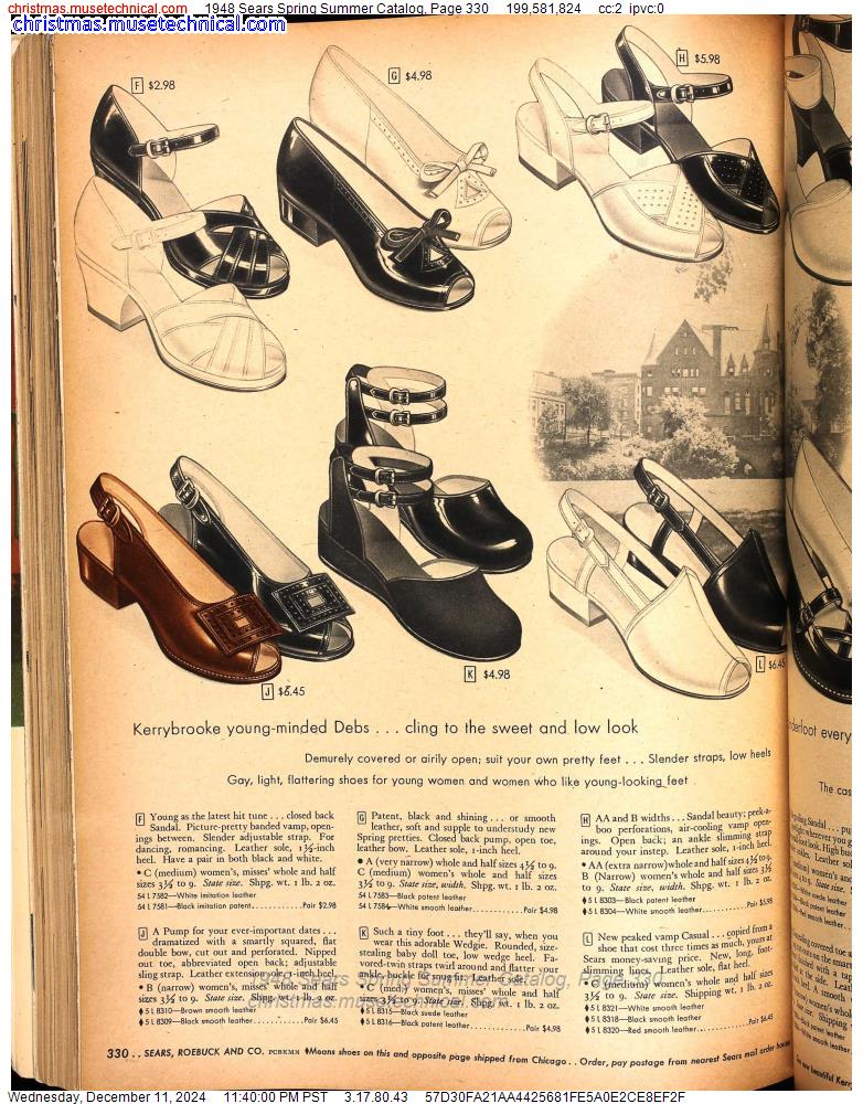 1948 Sears Spring Summer Catalog, Page 330