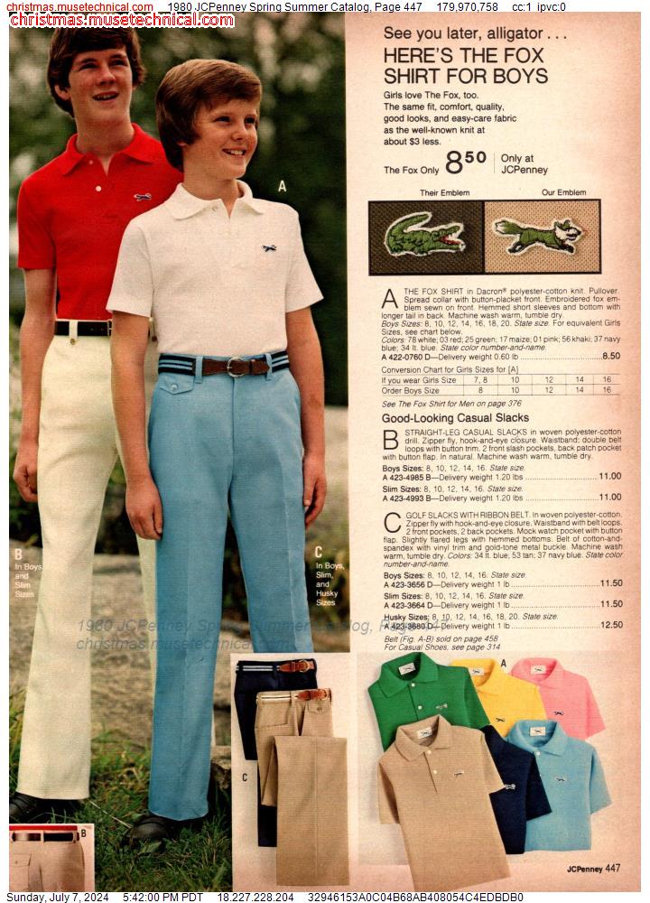 1980 JCPenney Spring Summer Catalog, Page 447