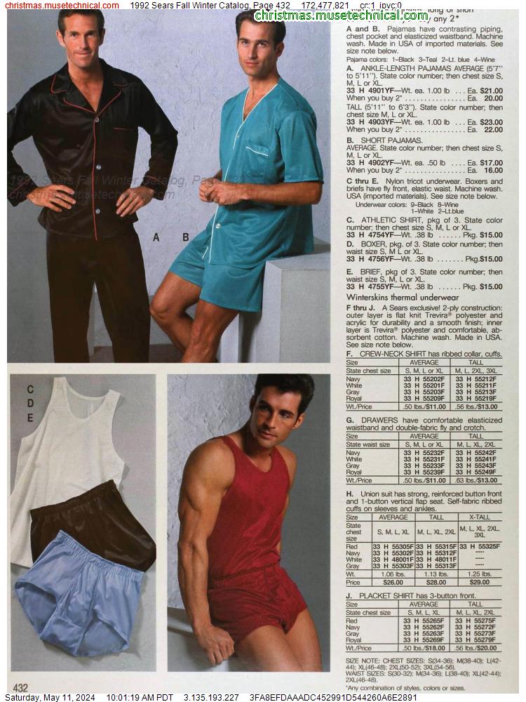 1992 Sears Fall Winter Catalog, Page 432
