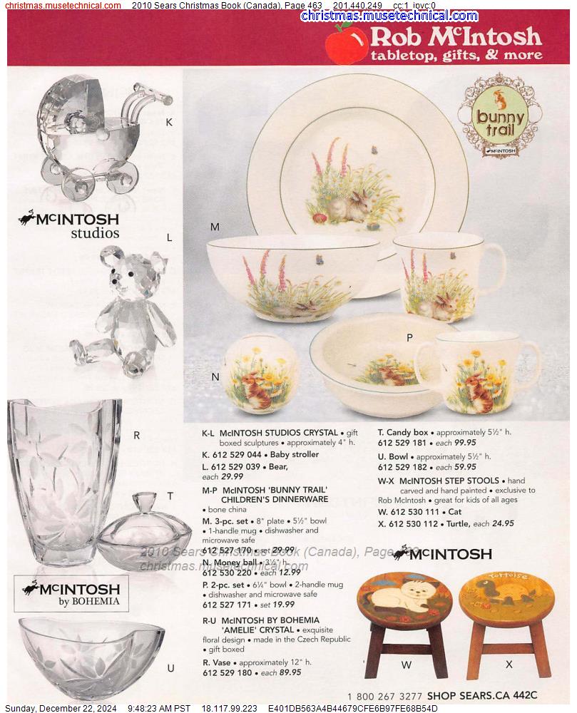 2010 Sears Christmas Book (Canada), Page 463