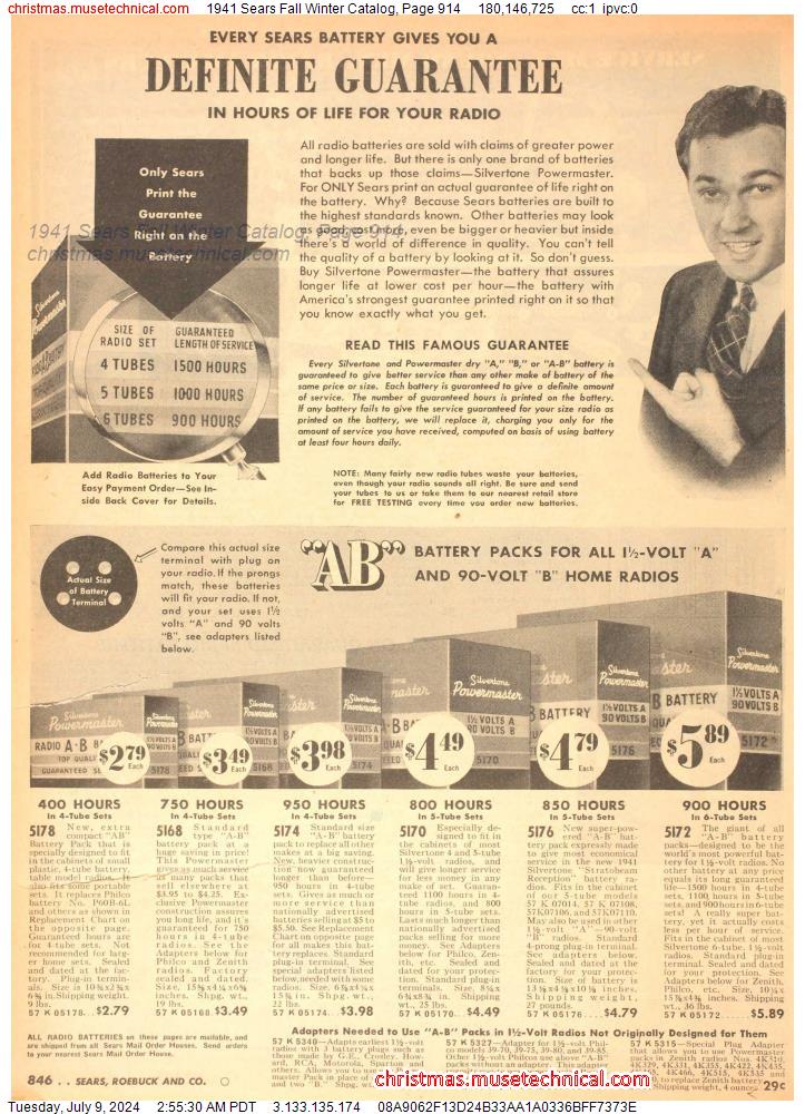 1941 Sears Fall Winter Catalog, Page 914