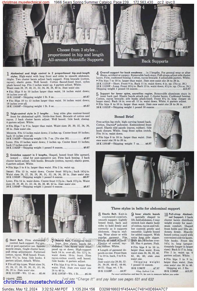 1966 Sears Spring Summer Catalog, Page 239