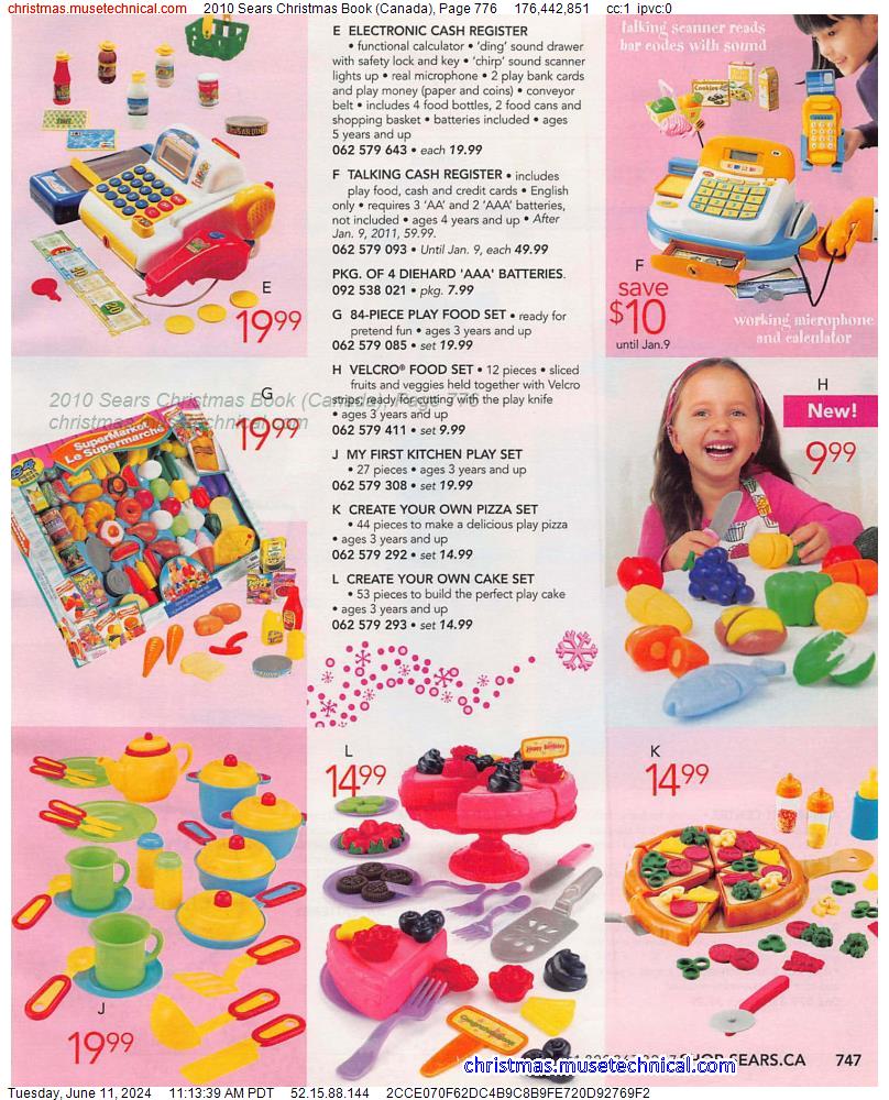 2010 Sears Christmas Book (Canada), Page 776