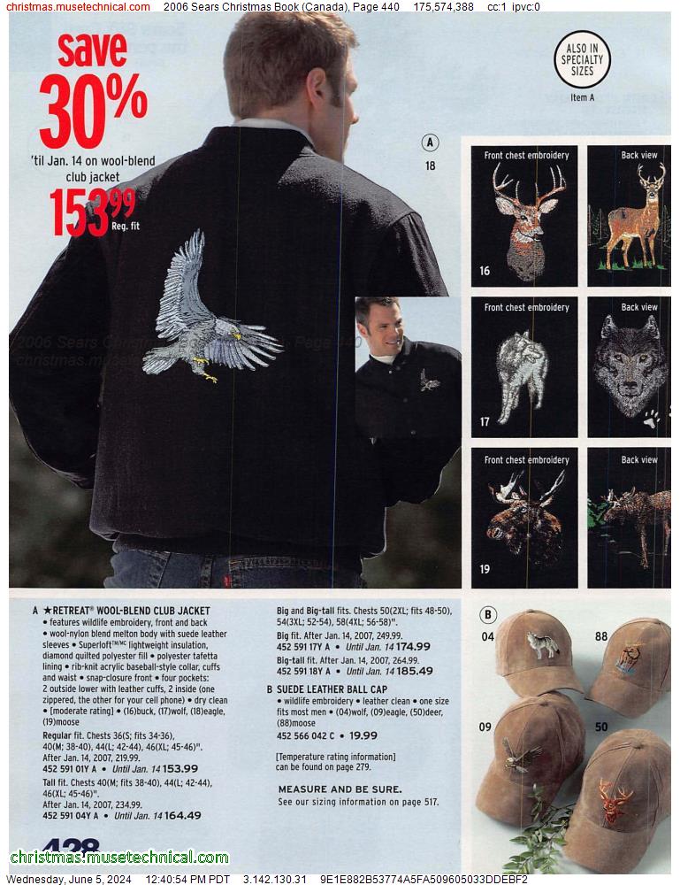 2006 Sears Christmas Book (Canada), Page 440