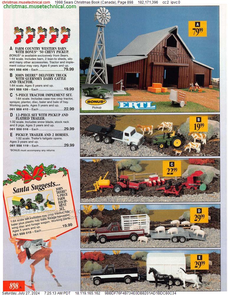 1998 Sears Christmas Book (Canada), Page 898