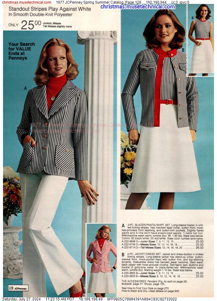 1977 JCPenney Spring Summer Catalog, Page 128