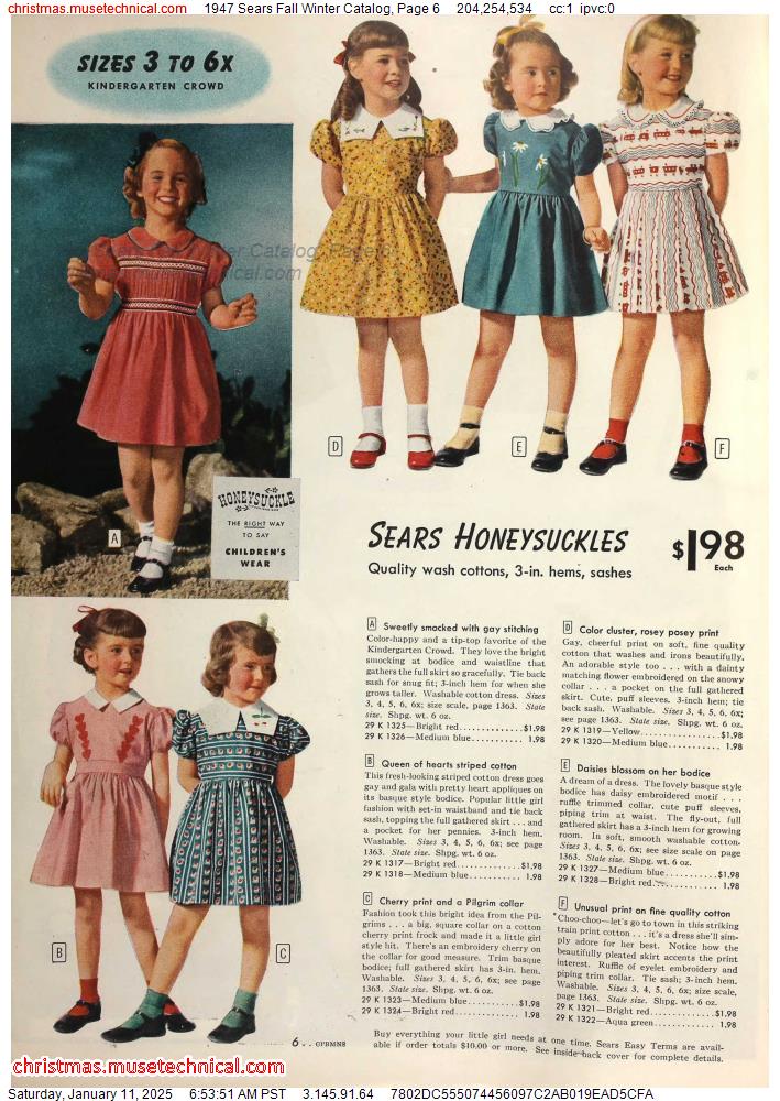 1947 Sears Fall Winter Catalog, Page 6