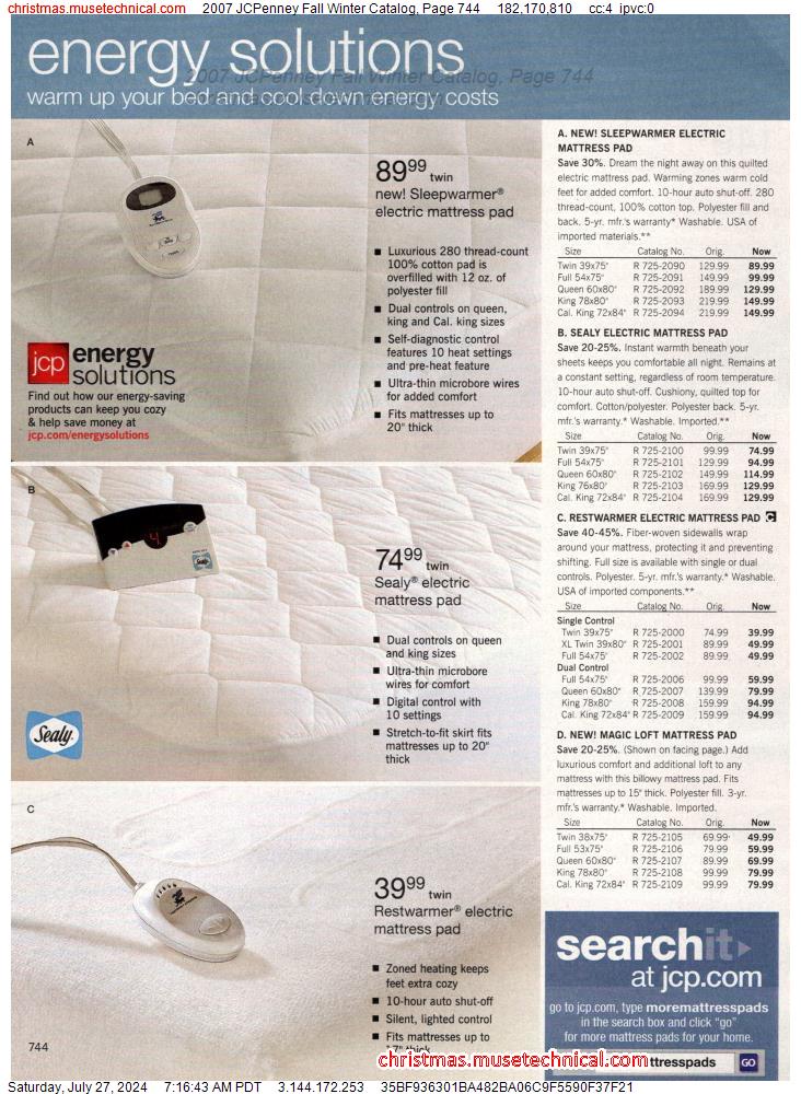 2007 JCPenney Fall Winter Catalog, Page 744