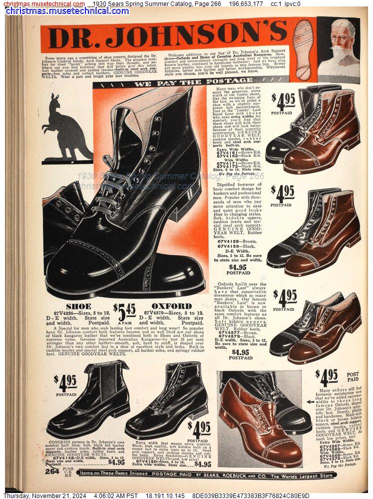 1930 Sears Spring Summer Catalog, Page 266