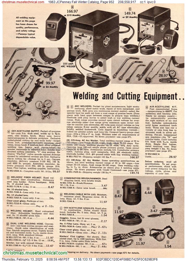 1963 JCPenney Fall Winter Catalog, Page 952