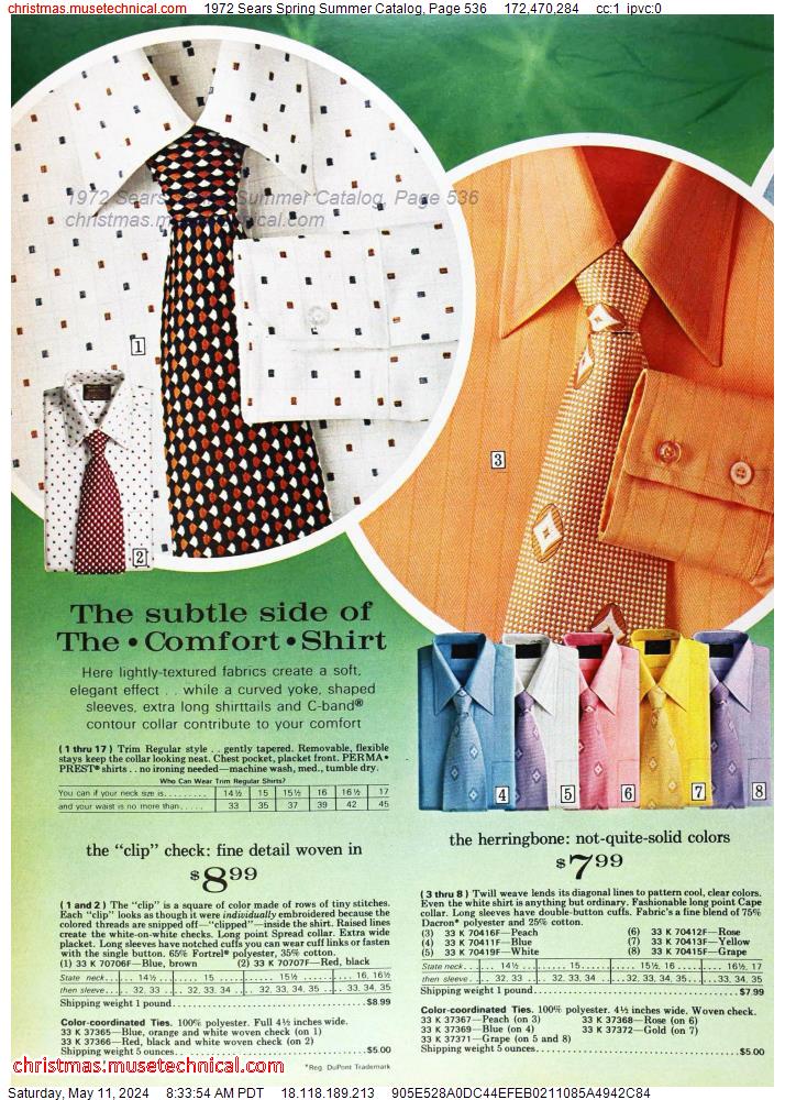 1972 Sears Spring Summer Catalog, Page 536