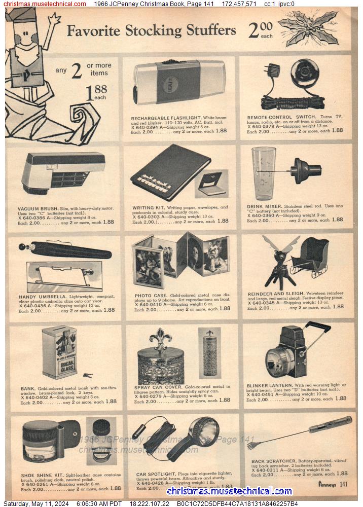 1966 JCPenney Christmas Book, Page 141