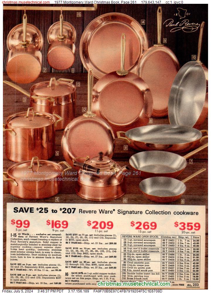 1977 Montgomery Ward Christmas Book, Page 261