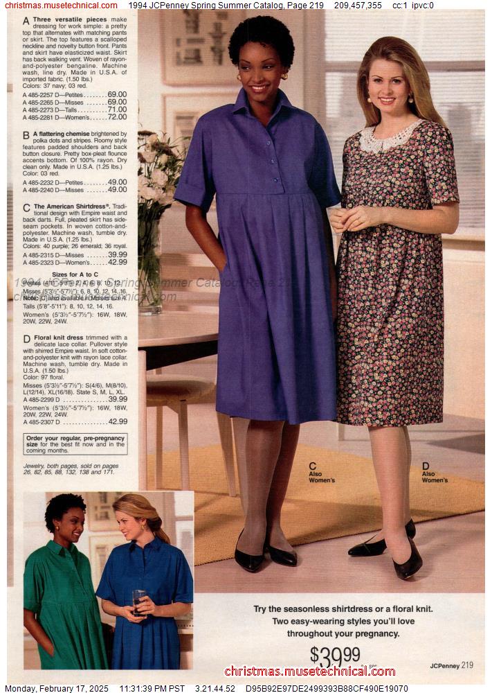 1994 JCPenney Spring Summer Catalog, Page 219