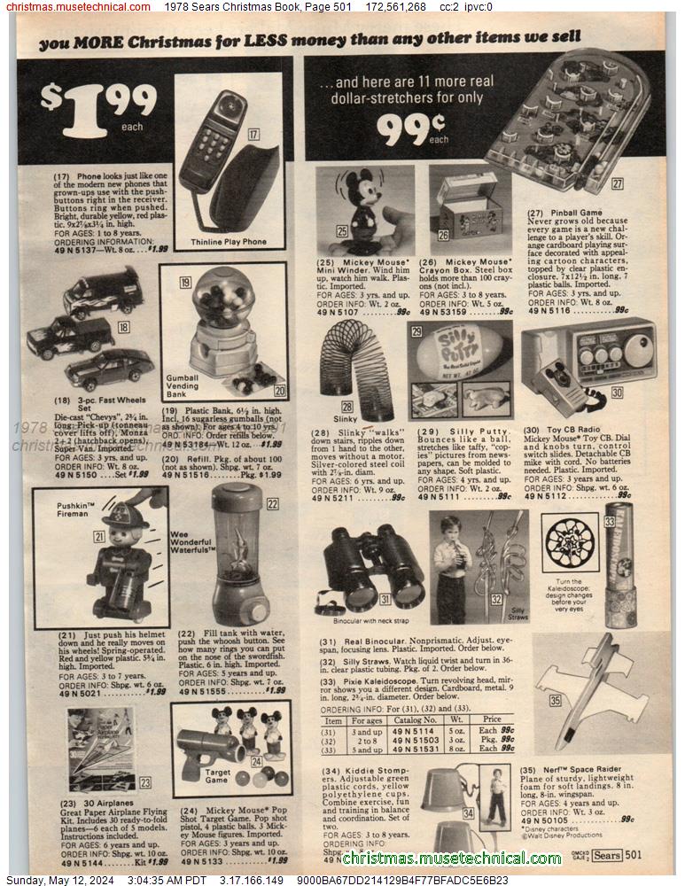 1978 Sears Christmas Book, Page 501