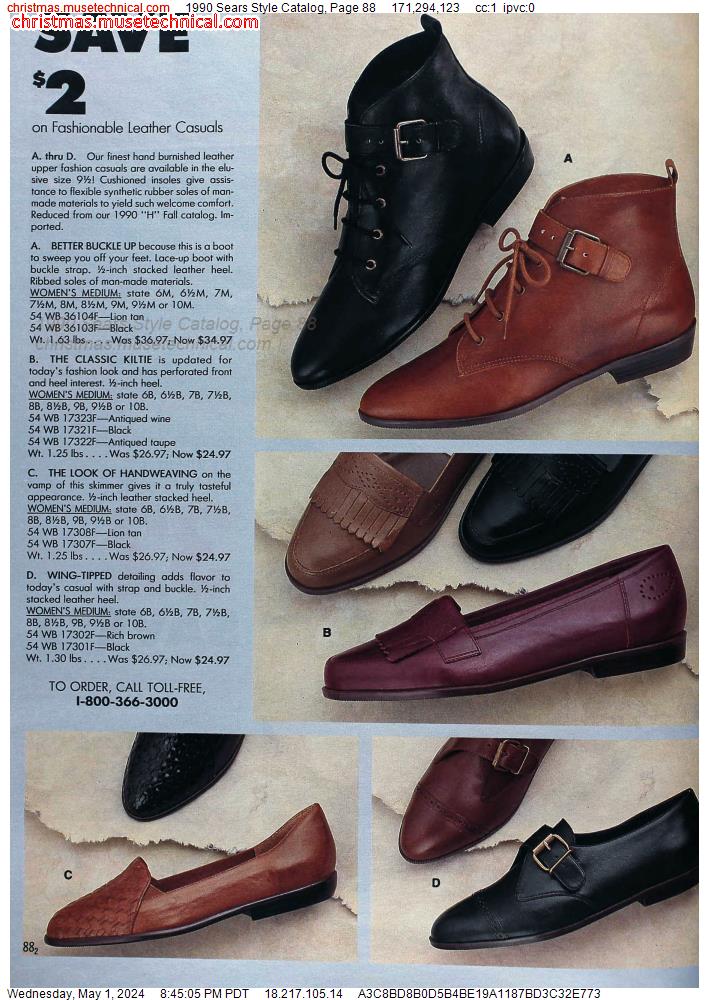 1990 Sears Style Catalog, Page 88