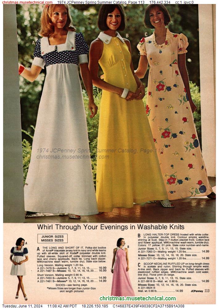 1974 JCPenney Spring Summer Catalog, Page 113