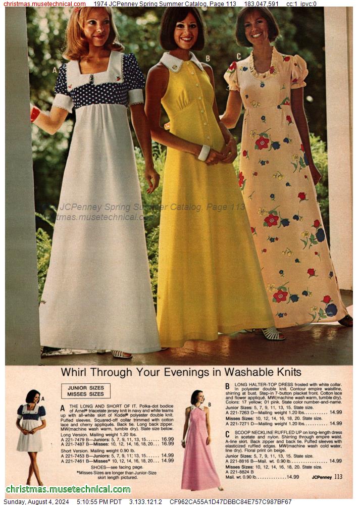 1974 JCPenney Spring Summer Catalog, Page 113