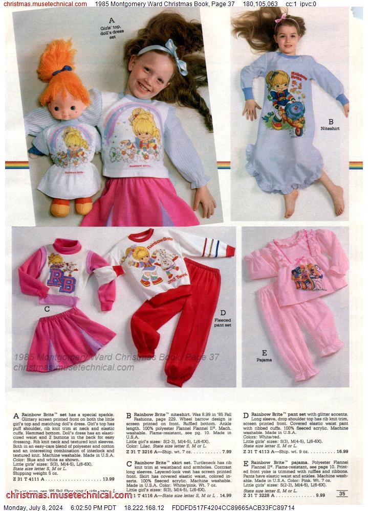 1985 Montgomery Ward Christmas Book, Page 37