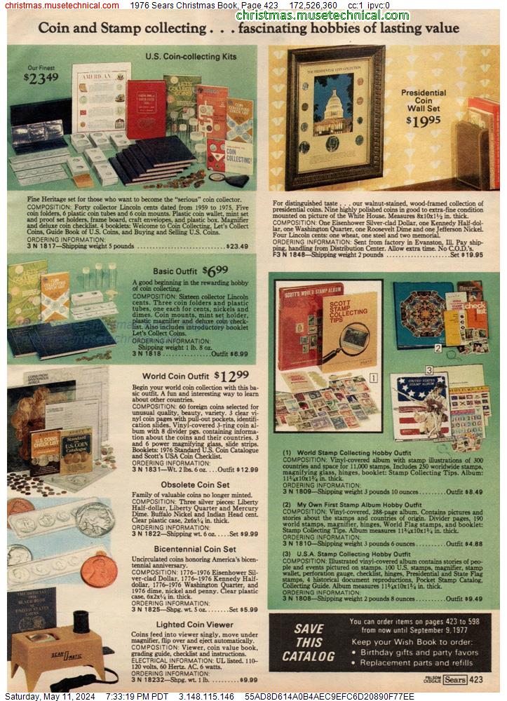1976 Sears Christmas Book, Page 423
