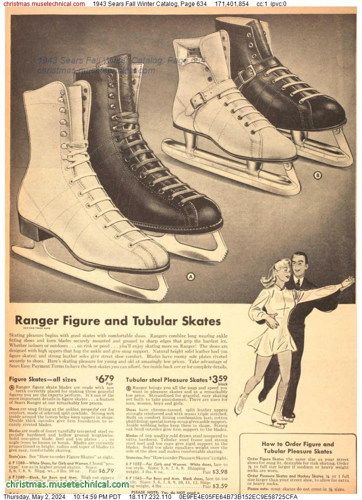 1943 Sears Fall Winter Catalog, Page 634