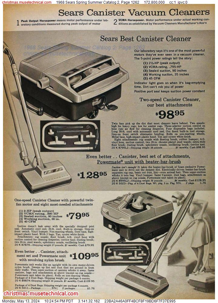 1968 Sears Spring Summer Catalog 2, Page 1262